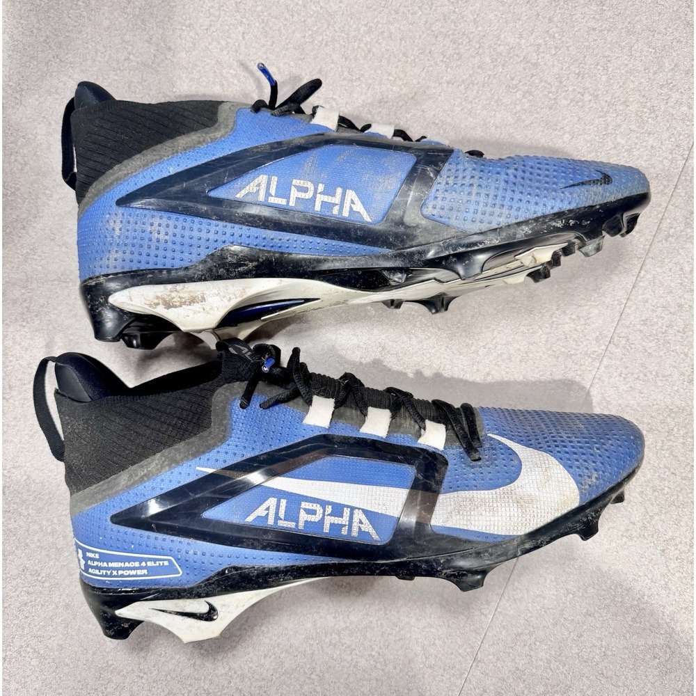 Nike Alpha Menace 4 Elite Football Cleats Size 15‎ Blue FD7036-400